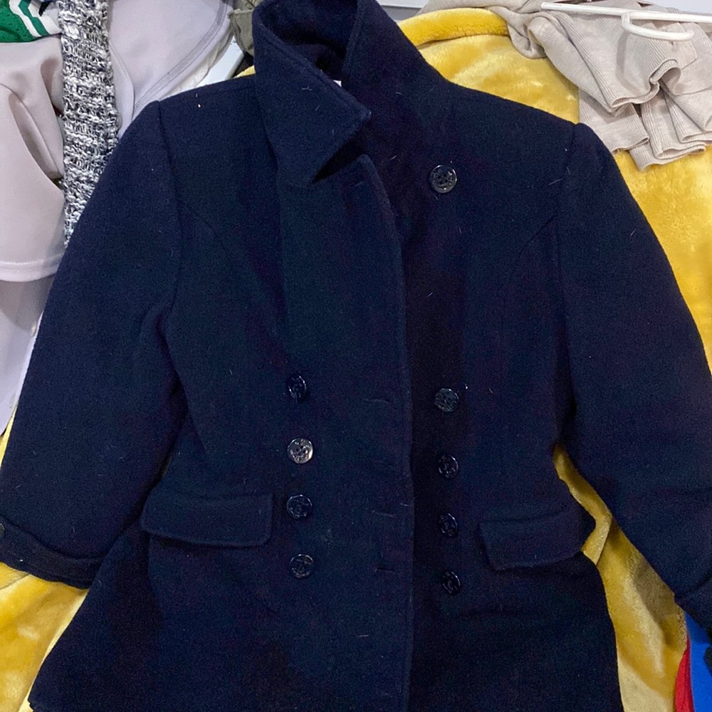 Blue peacoat